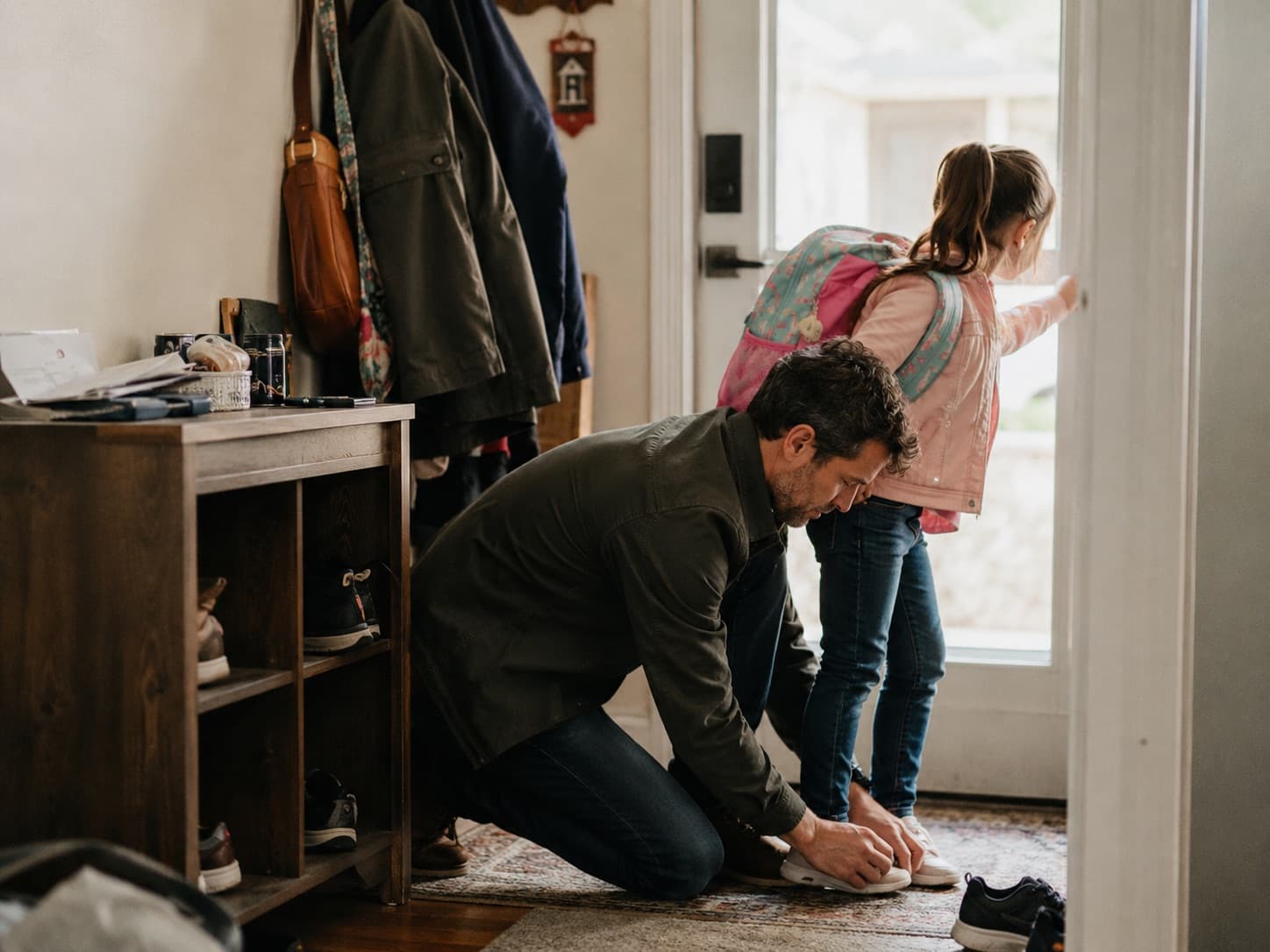 A family at home — the people this coverage is for